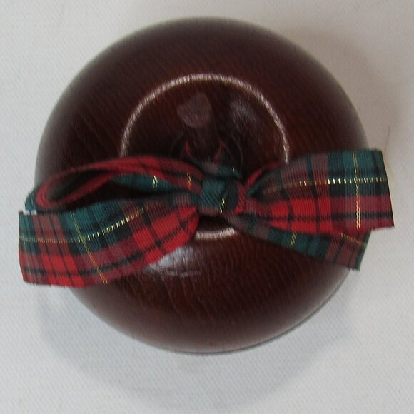 Special Gifts by Crowning Touch Collection Wood Apple Shape Trinket Box - Picture 2 of 6